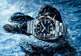 深圳宝珀手表进水维修服务-深度防水测试（100米防水认证）